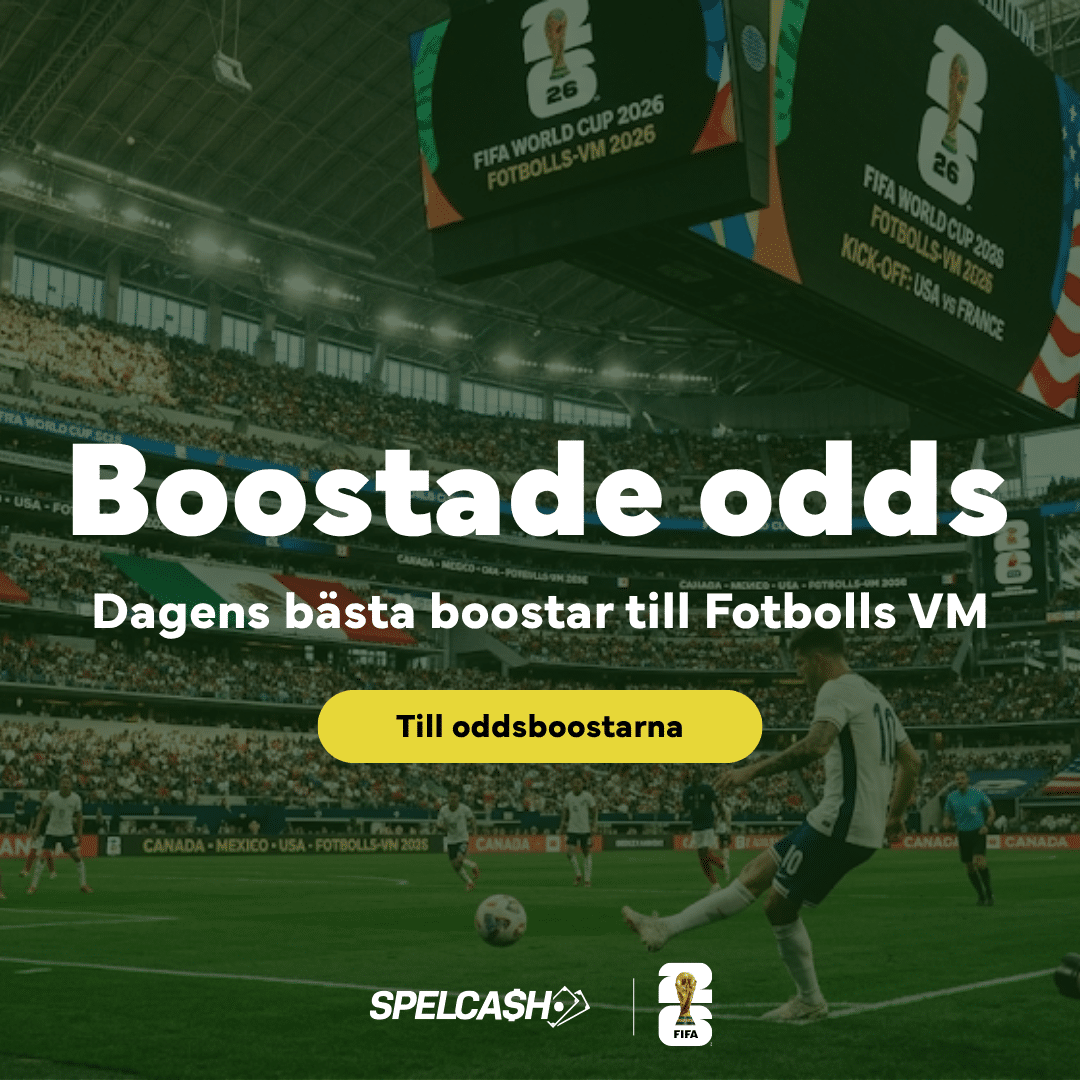 Oddsboost Fotbolls VM - Dagens bästa oddsboostar och förhöjda odds till VM 2026