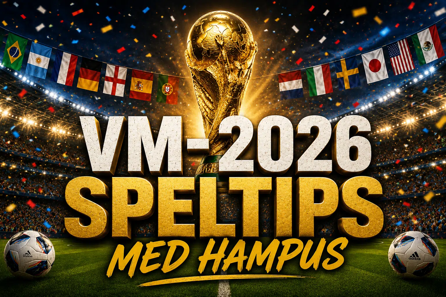 VM-2026 SPELTIPS MED HAMPUS