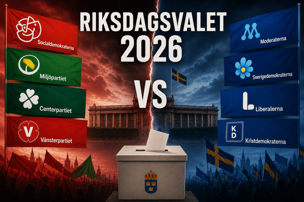 Riksdagsvalet 2026 odds