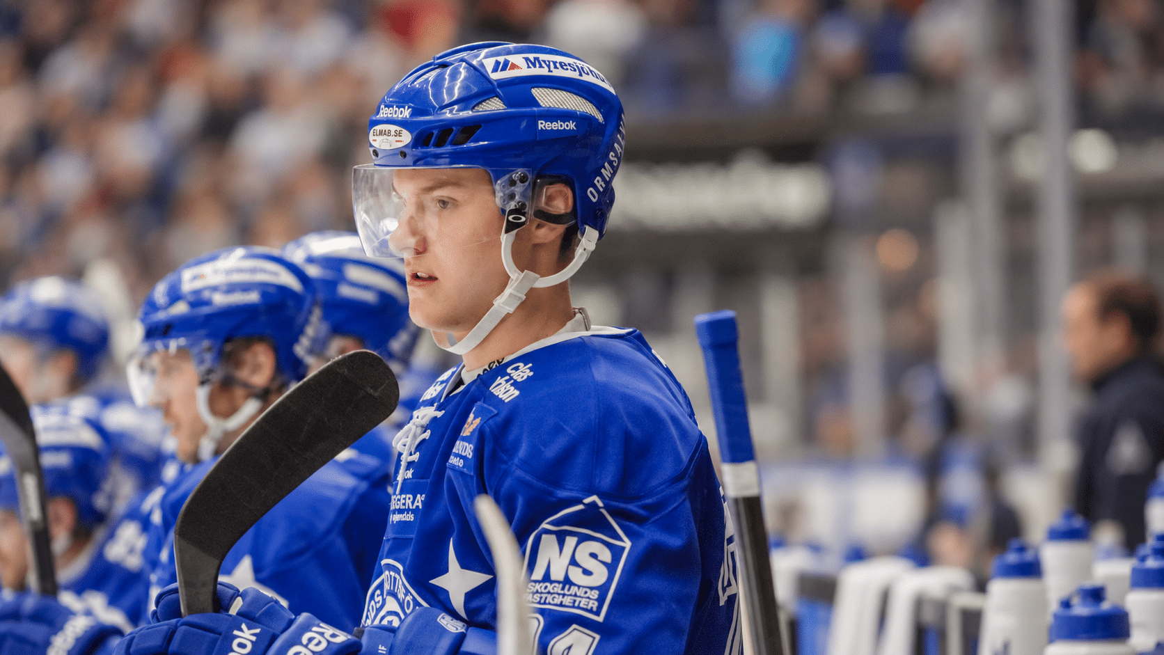 Ishockeyspelaren Fredrik Händemark i Leksands IF.